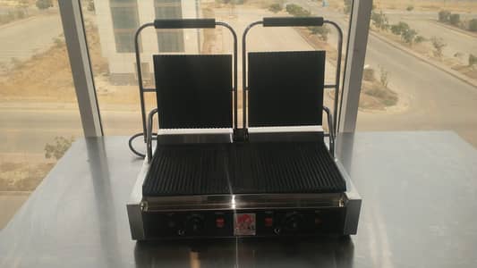 Texas Bull Double Panini Grill | Like New | Only Test Used