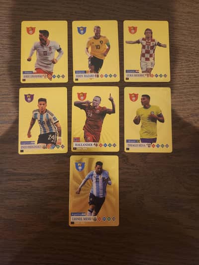 football trading cards