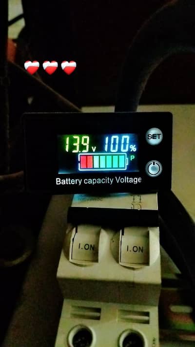 battery DC Amper &  capacity metar