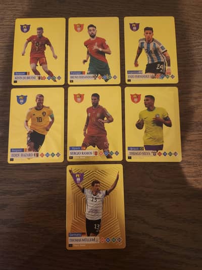 football trading cards