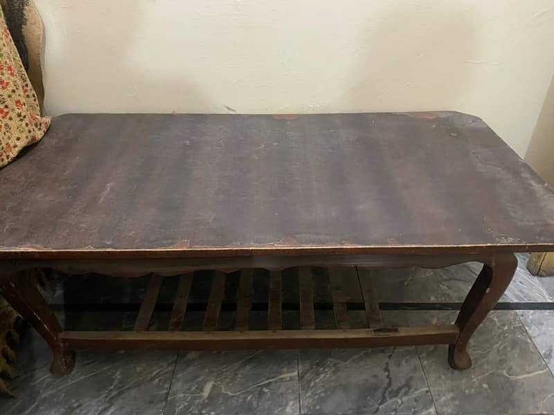 Old Sofa Set with Table 2