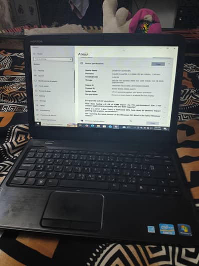 Laptop For Sale Core i3 With 4gb ram 120ssd or 250 hard all ok