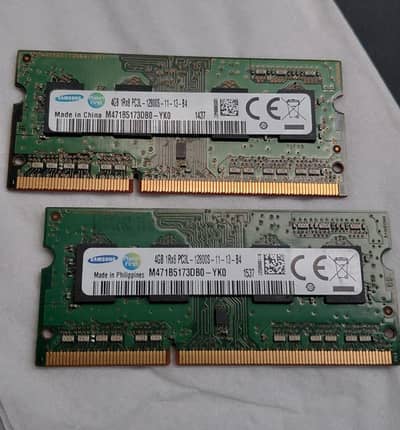 laptop ram ddr3 ddr4