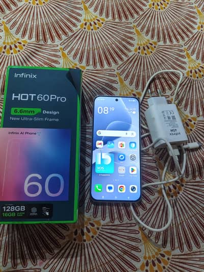 Infinix Hot 60 Pro Complete box with warranty 10/10