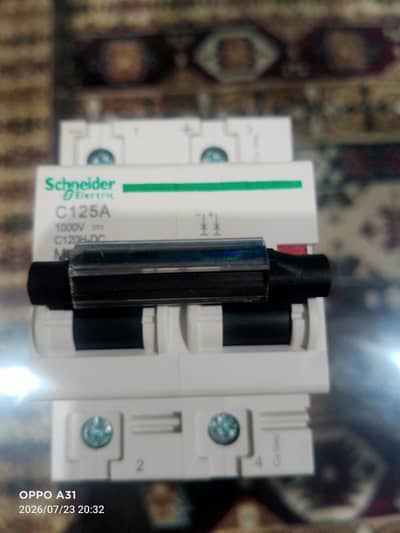 Brand New - Schneider Electric C120H-DC 2P 125A 1000V