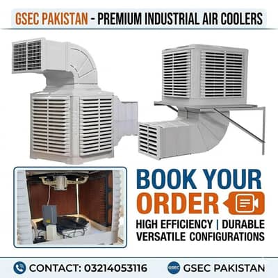 Industrial Evaporative Air Coolers godown/factory