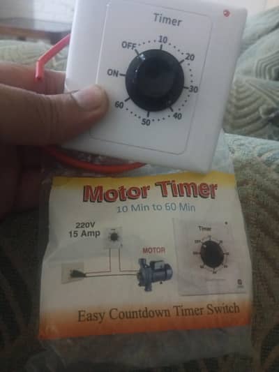 Motor Timer switch count down 10 mint to 60 mint