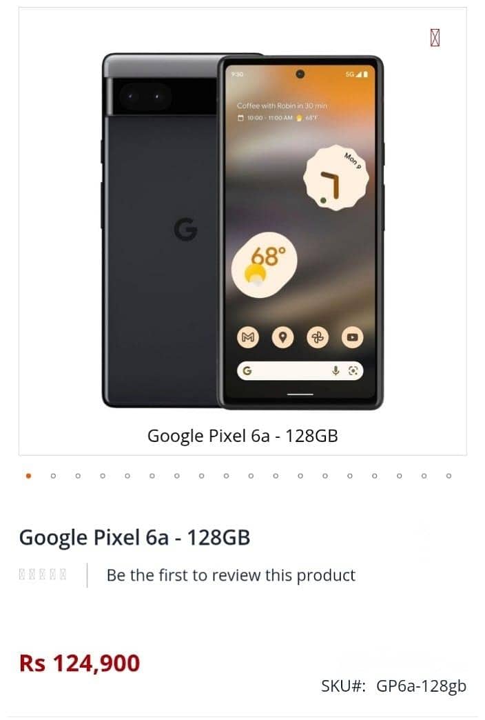 Google Pixel 6a 0