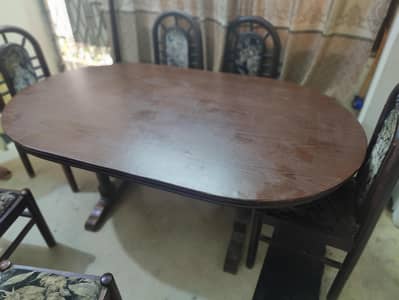 dinning table 6 chair