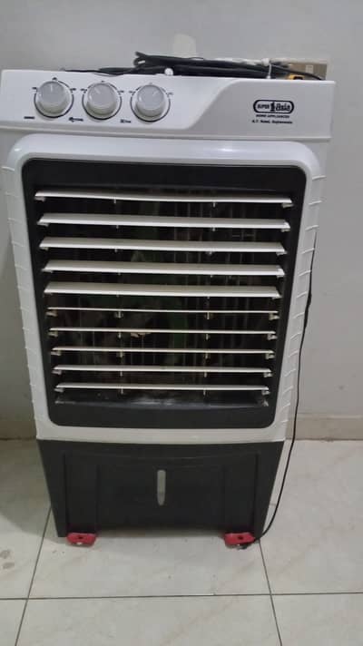 New Good condition one year. AC DC room cooler