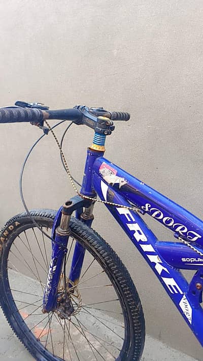 imported bicycle disc brake and shock alloy rim