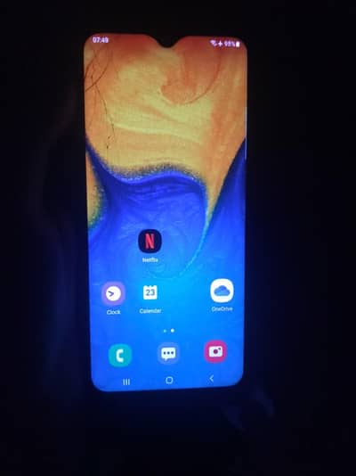 Samsung Mobile A20 3/32 pta approved with box all ok