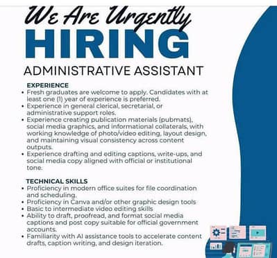 need female assistant