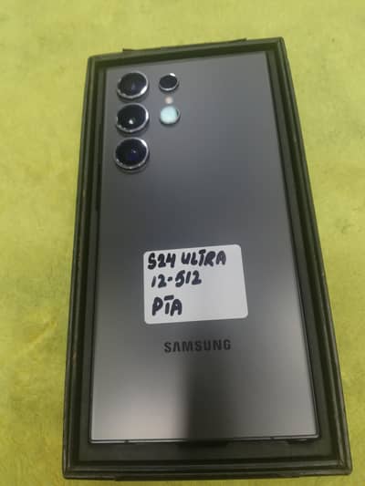 Samsung galaxy S24 ultra Black official pta 512 gb  complete box