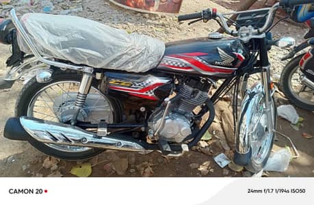 Honda CG 125 2024 model unregistered open latter