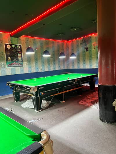 Running setup Snooker Club