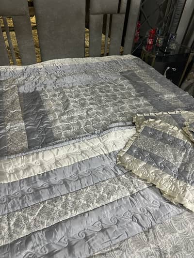 Wedding Grey Bedsheet