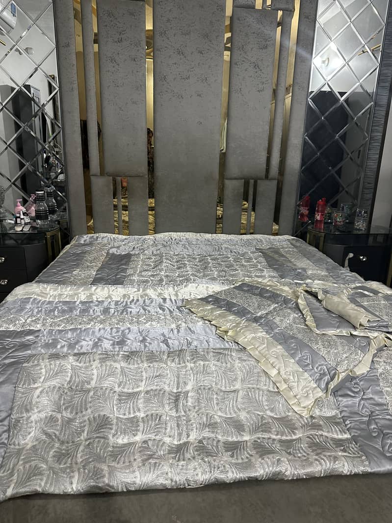 Wedding Grey Bedsheet 1