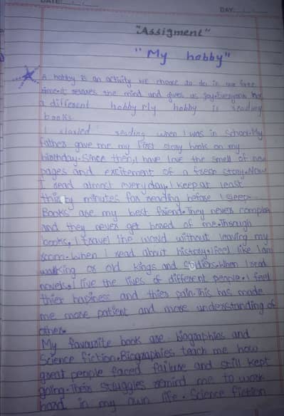 Assignment writing