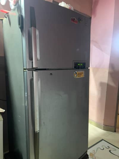 LG Fridge/ Full Size refrigerator grey color