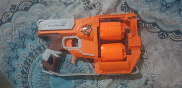 Nerf zombie double shot gun