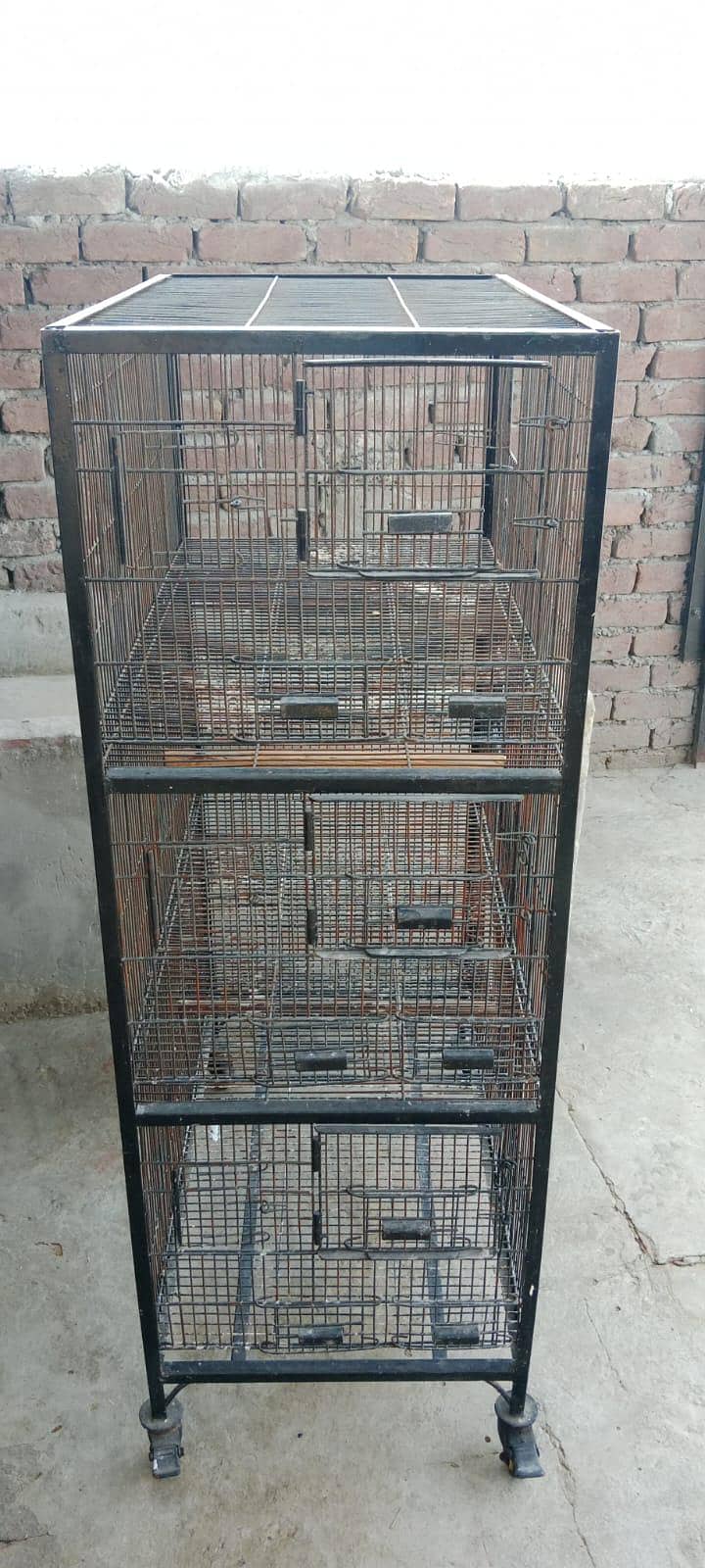 cage height 15" depth 2.5' wirth 1.5' 5