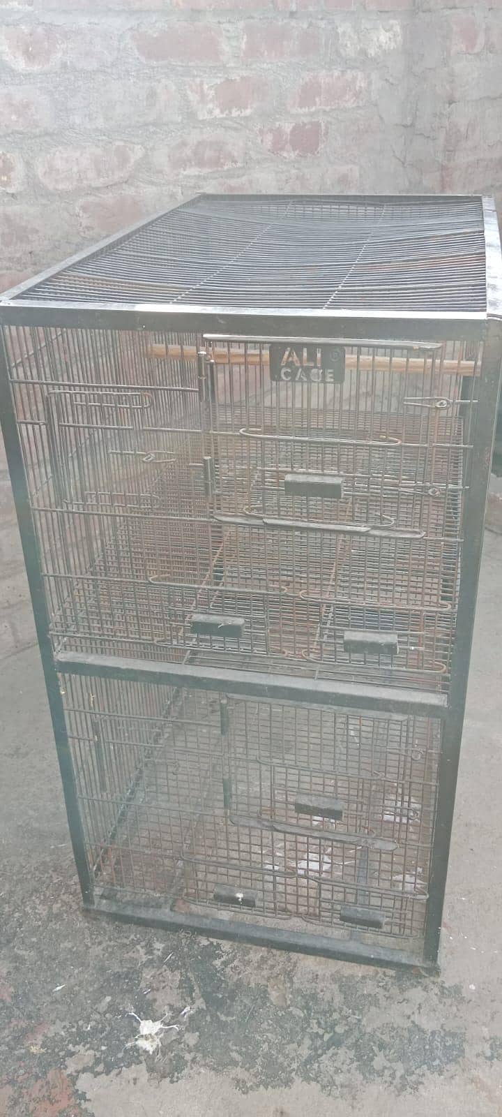 cage height 15" depth 2.5' wirth 1.5' 8