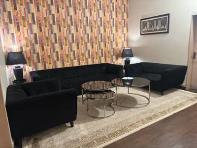 8 seater sofa set with round tables