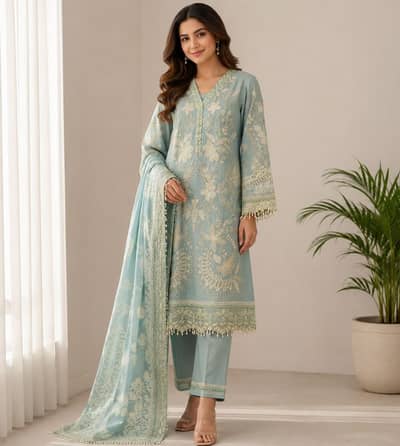 3pc women branded dress