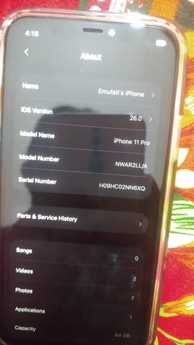 Iphone 11 pro 64 gb