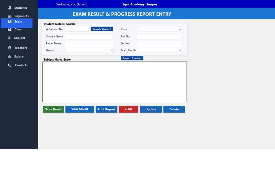 school management system 4