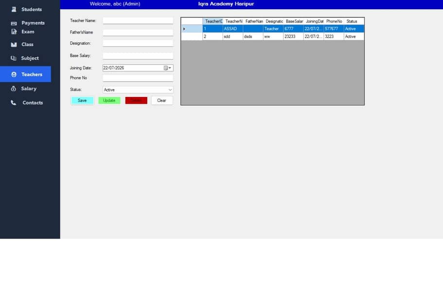 school management system 7