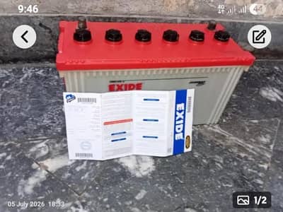 Exide hp 150 battery for sale condition 9/10