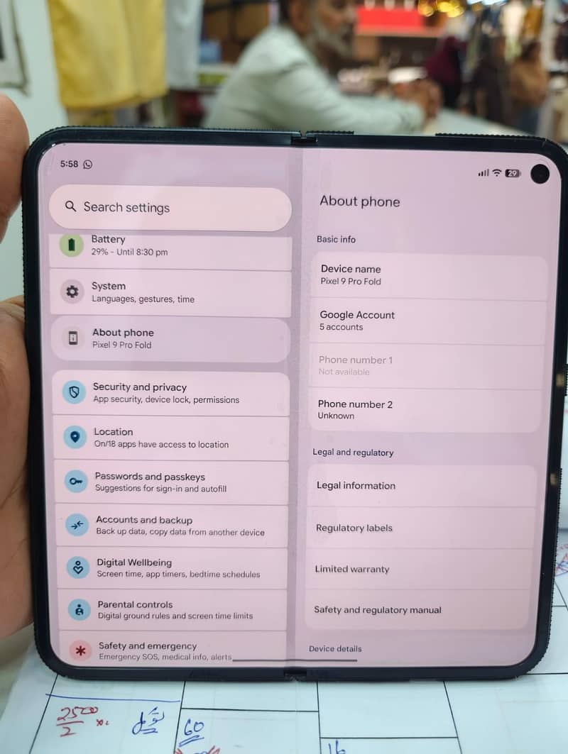 Google Pixel 9 Pro Fold 5