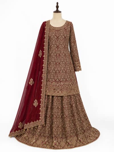 Luxury Custom Bridal Barat Dress – Worn Once