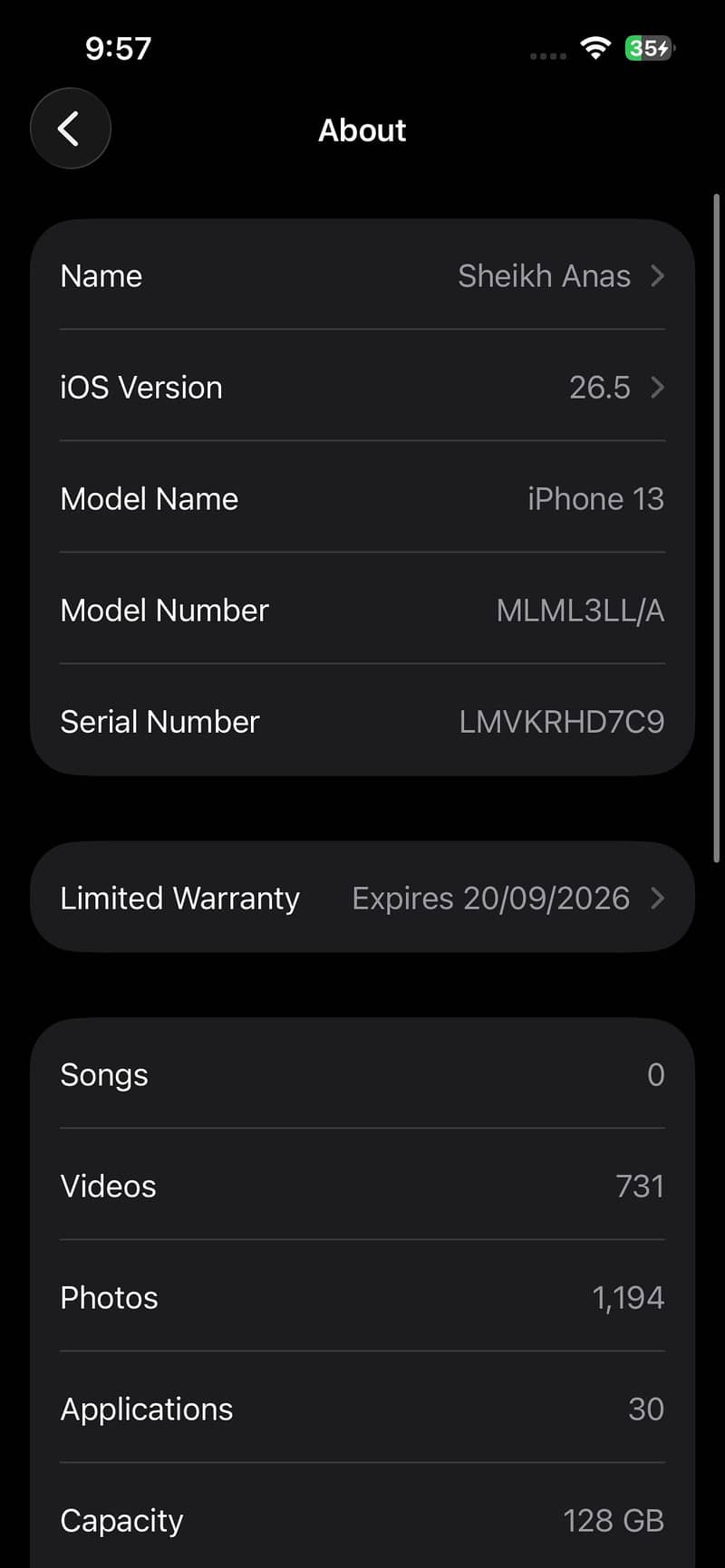 Apple iPhone 13 0