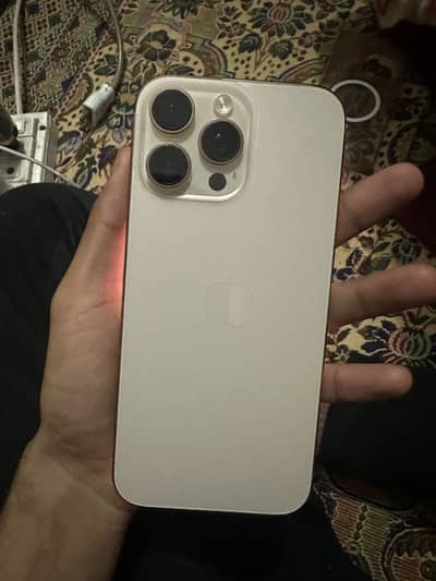 Iphone 16 pro max 256 non pta unlock (desert colour )