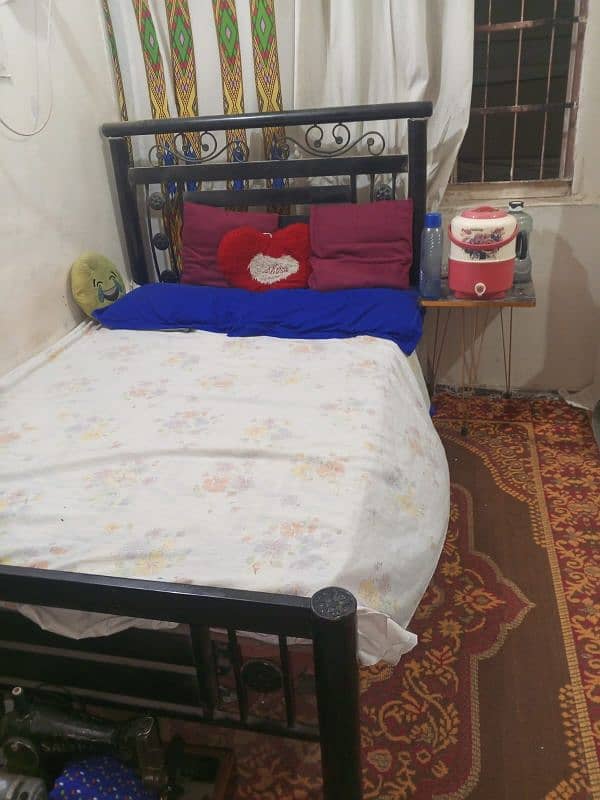 single bed +mattress +dressing table 0