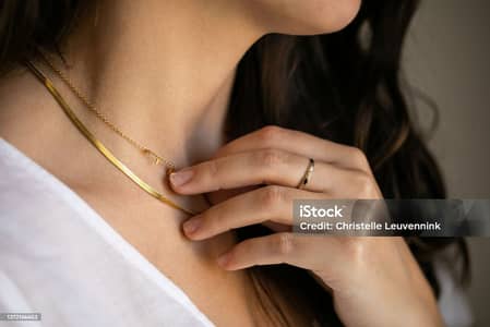 Stainless Steel Layered Necklace Set - Waterproof | Zyra by Madiha