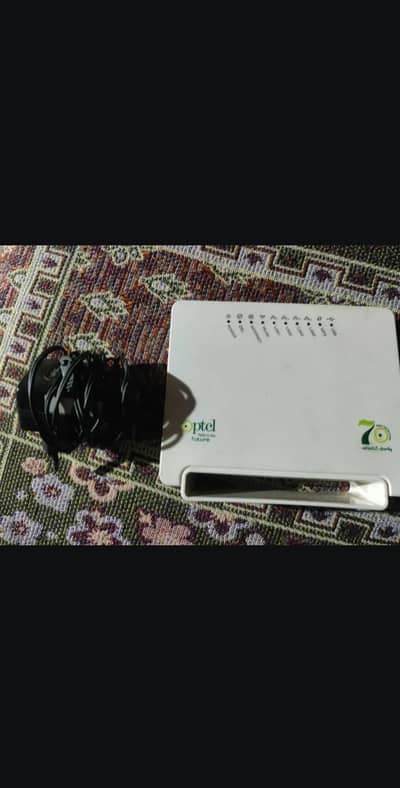 sagemcom fast 1410 ptcl router with charger urgent sale