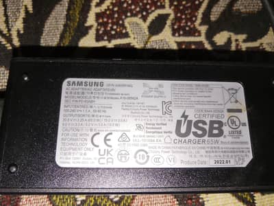 SAMSUNG LAPTOP ORIGINAL CHARGER