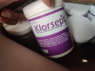 Klorsept 17 Surface Disinfectant Tablets for Hospitals & Clinics