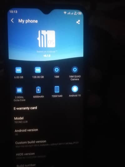 Tecno Pouvoir 4 Pro 6.128