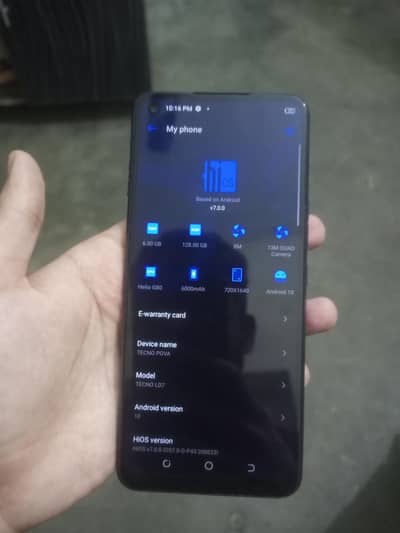 Tecno pova  6 gb 128 gb hai