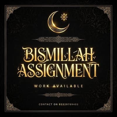 BISMILLAH Asignment work
