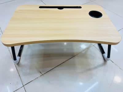Wooden Laptop Table Premium Quality* (Random Color)