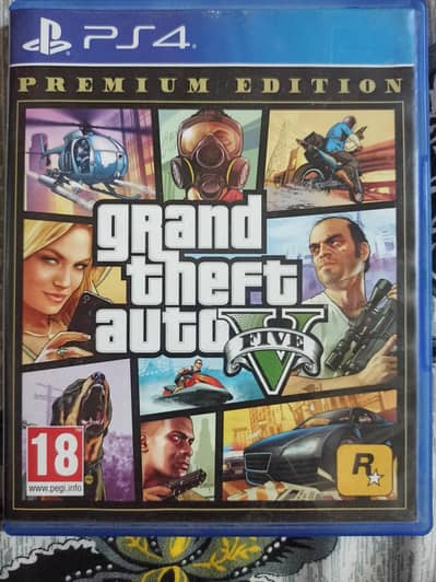 GTA 5 premium edition disc ps4 online plus offline