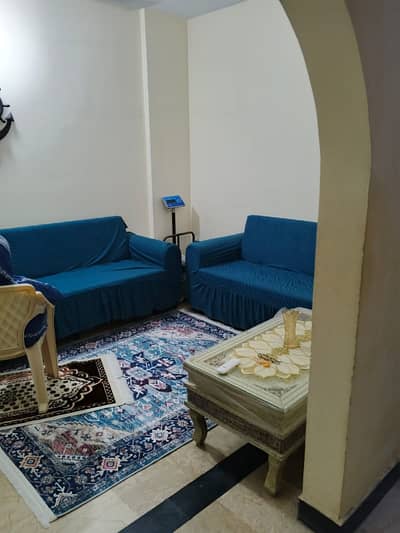 FLAT FOR SALE 2 BED DD SAMAMA HILLS VIEW BLOCK 16 GULISTAN E JAUHER