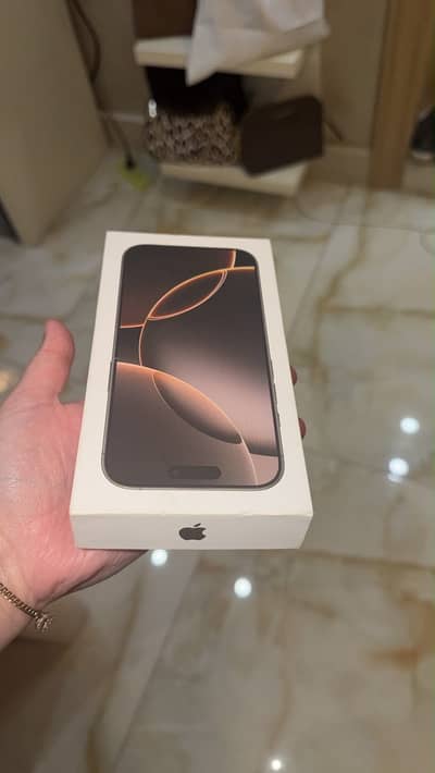 Iphone 16 pro 512GB  (PTA APPROVED)