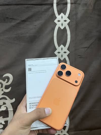 Apple iPhone 17 pro Non PTA –  256GB Sim Time Available
